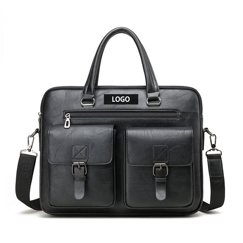 New Arrival Retro Mens Designer Briefcase Waterproof Same Paragraph Business Leather Computer Bag Lawyer Accessories Briefcases